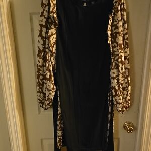 SHEIN Black Long Sleeve Dress with Chic Style